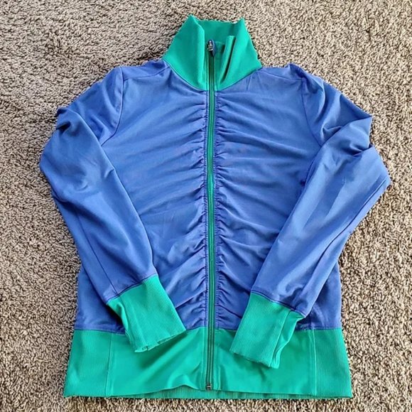 Lululemon Reversible Green and Blue Raja Jacket Size 8 - Picture 13 of 15